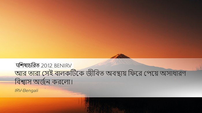 पশিষ্যচরিত 20:12 BENIRV Bible Verse Image