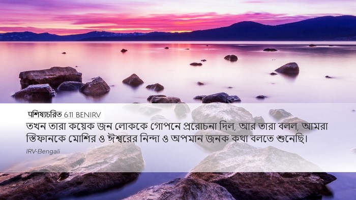 पশিষ্যচরিত 6:11 BENIRV Bible Verse Image