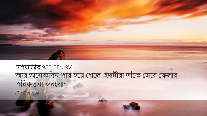 पশিষ্যচরিত 9:23 BENIRV Bible Verse Image