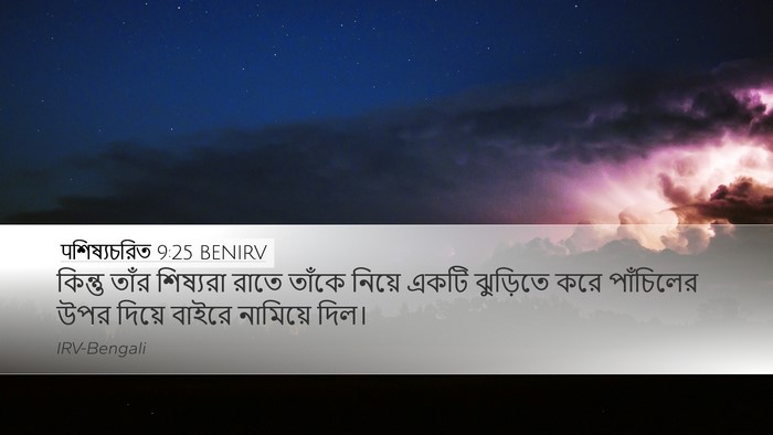 पশিষ্যচরিত 9:25 BENIRV Bible Verse Image