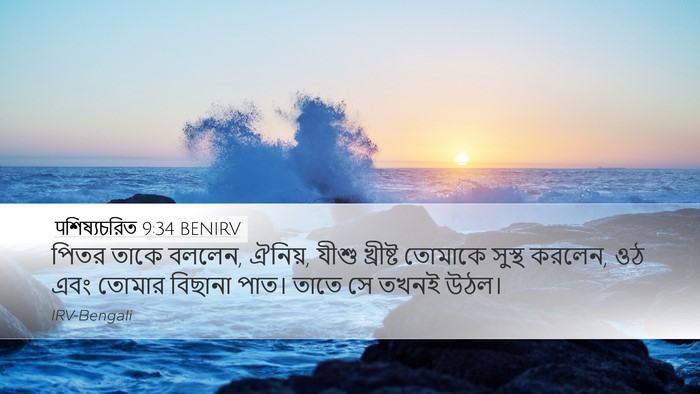 पশিষ্যচরিত 9:34 BENIRV Bible Verse Image