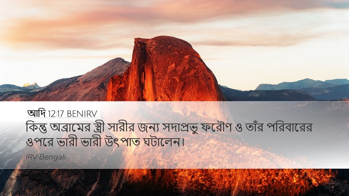 আদি 12:17 BENIRV Bible Verse Image