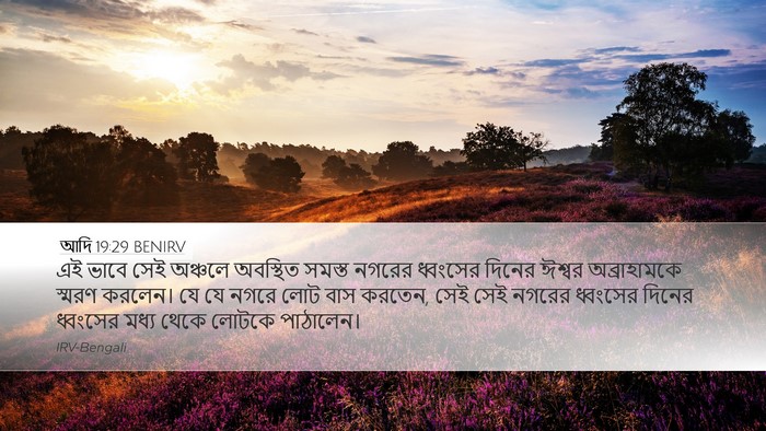 আদি 19:29 BENIRV Bible Verse Image