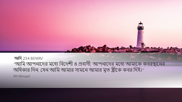 আদি 23:4 BENIRV Bible Verse Image