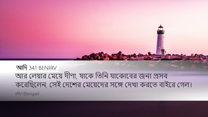 আদি 34:1 BENIRV Bible Verse Image