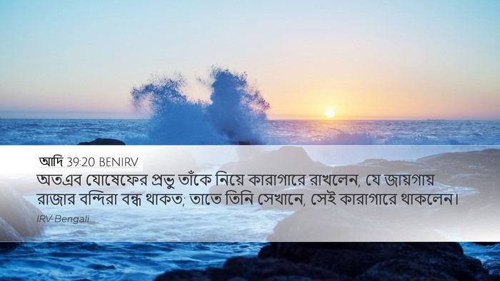 আদি 39:20 BENIRV Bible Verse Image