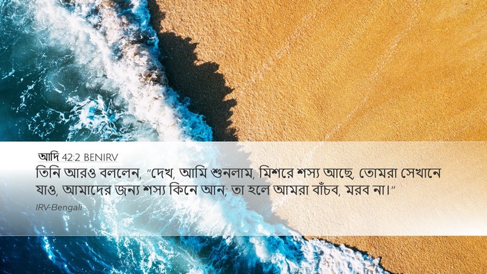 আদি 42:2 BENIRV Bible Verse Image
