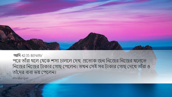 আদি 42:35 BENIRV Bible Verse Image