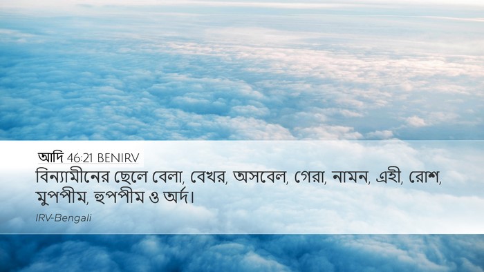 আদি 46:21 BENIRV Bible Verse Image