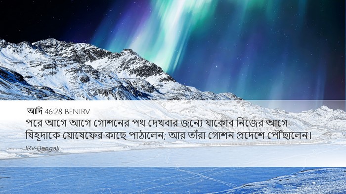 আদি 46:28 BENIRV Bible Verse Image