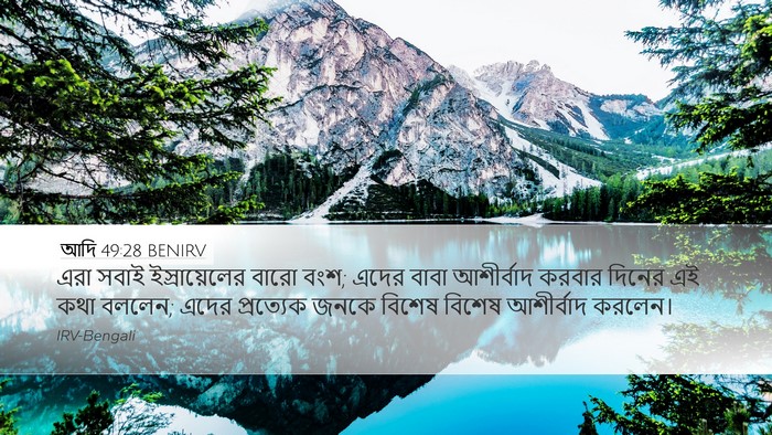 আদি 49:28 BENIRV Bible Verse Image