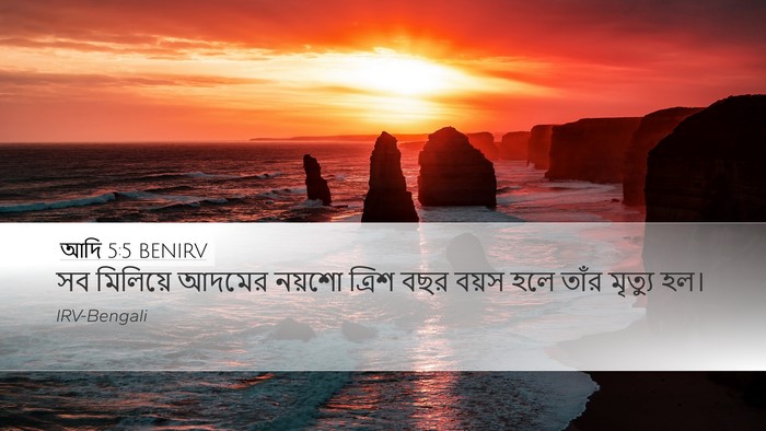 আদি 5:5 BENIRV Bible Verse Image