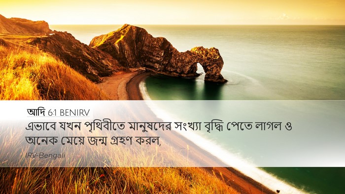 আদি 6:1 BENIRV Bible Verse Image