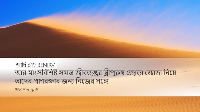 আদি 6:19 BENIRV Bible Verse Image