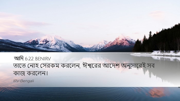 আদি 6:22 BENIRV Bible Verse Image