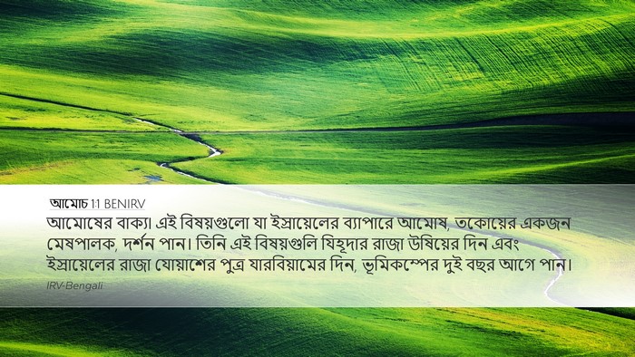 আমোচ 1:1 BENIRV Bible Verse Image