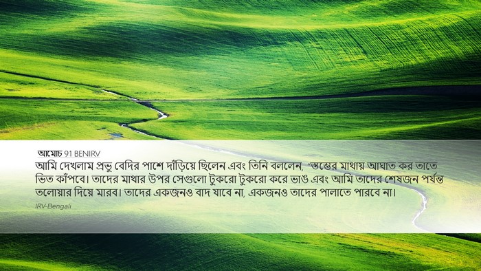 আমোচ 9:1 BENIRV Bible Verse Image