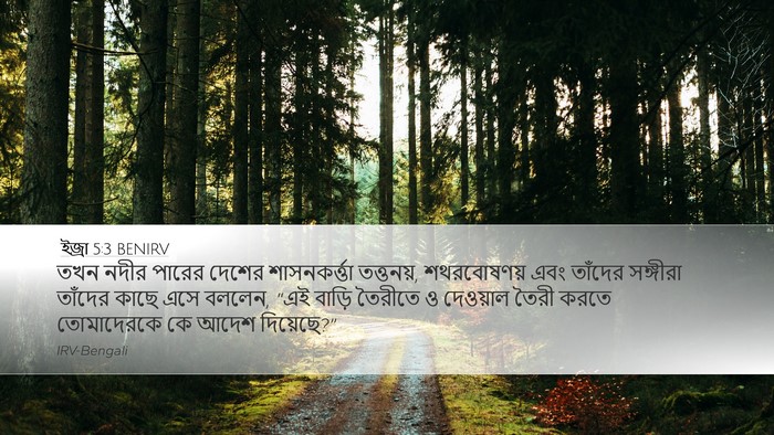 ইজ্ৰা 5:3 BENIRV Bible Verse Image