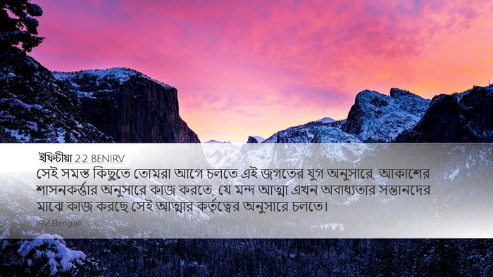 ইফিচীয়া 2:2 BENIRV Bible Verse Image