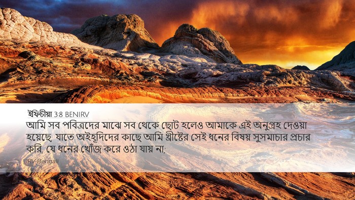 ইফিচীয়া 3:8 BENIRV Bible Verse Image