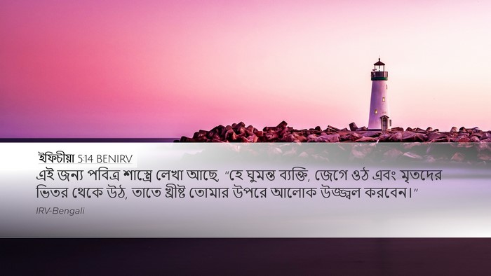ইফিচীয়া 5:14 BENIRV Bible Verse Image