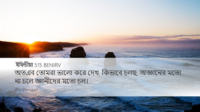 ইফিচীয়া 5:15 BENIRV Bible Verse Image