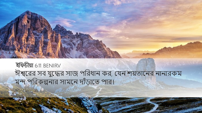ইফিচীয়া 6:11 BENIRV Bible Verse Image