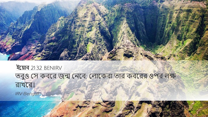 ইয়োব 21:32 BENIRV Bible Verse Image