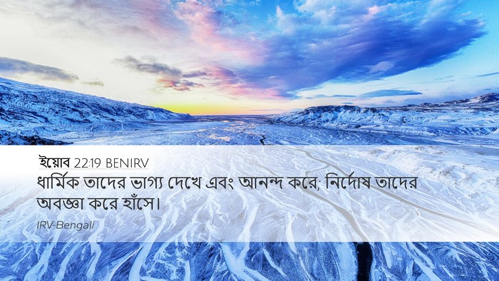 ইয়োব 22:19 BENIRV Bible Verse Image