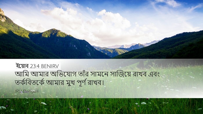 ইয়োব 23:4 BENIRV Bible Verse Image