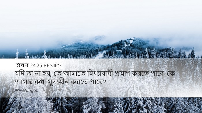 ইয়োব 24:25 BENIRV Bible Verse Image
