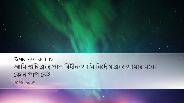 ইয়োব 33:9 BENIRV Bible Verse Image