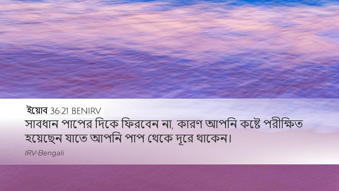 ইয়োব 36:21 BENIRV Bible Verse Image