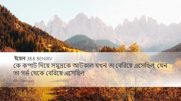 ইয়োব 38:8 BENIRV Bible Verse Image