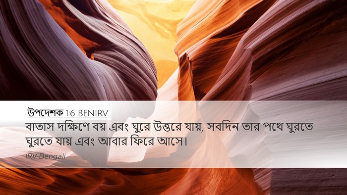 উপদেশক 1:6 BENIRV Bible Verse Image