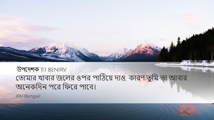 উপদেশক 11:1 BENIRV Bible Verse Image