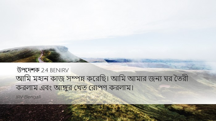 উপদেশক 2:4 BENIRV Bible Verse Image