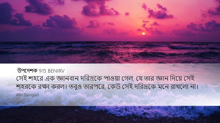 উপদেশক 9:15 BENIRV Bible Verse Image