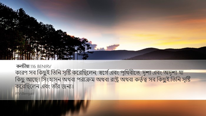 কলচীয়া 1:16 BENIRV Bible Verse Image