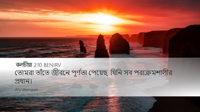 কলচীয়া 2:10 BENIRV Bible Verse Image