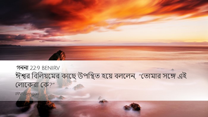 গননা 22:9 BENIRV Desktop Wallpaper - ঈশ্বর বিলিয়মের - Desktop Bible Verse Wallpaper