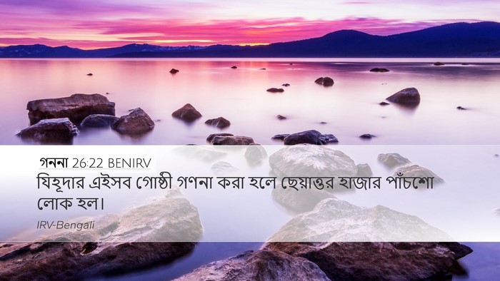 গননা 26:22 BENIRV Bible Verse Image