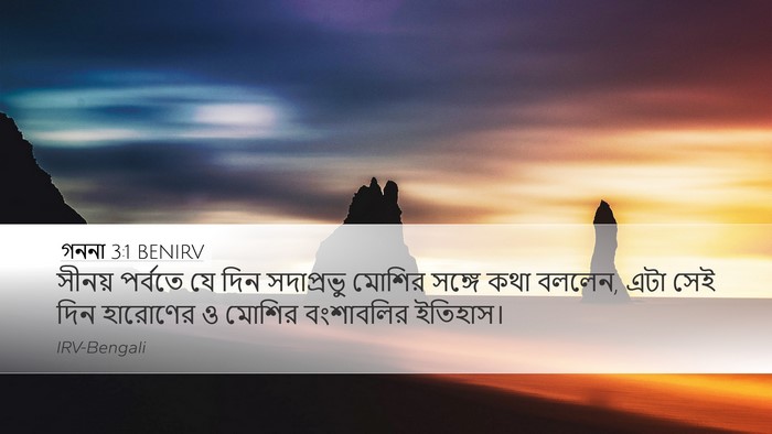 গননা 3:1 BENIRV Bible Verse Image
