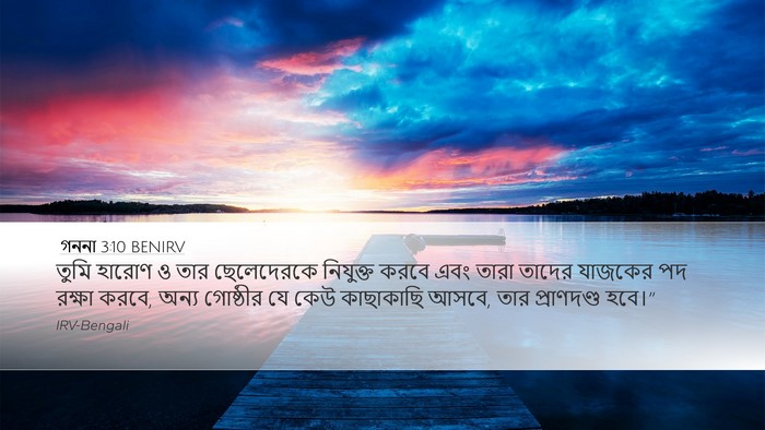 গননা 3:10 BENIRV Bible Verse Image