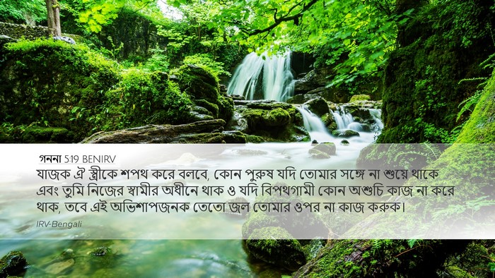 গননা 5:19 BENIRV Bible Verse Image