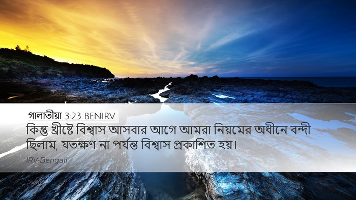গালাতীয়া 3:23 BENIRV Bible Verse Image