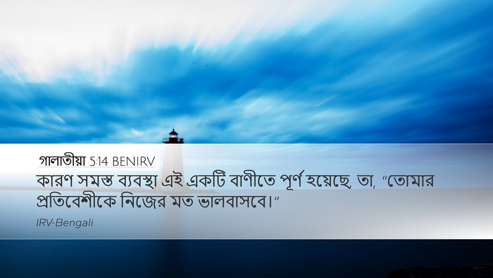 গালাতীয়া 5:14 BENIRV Bible Verse Image