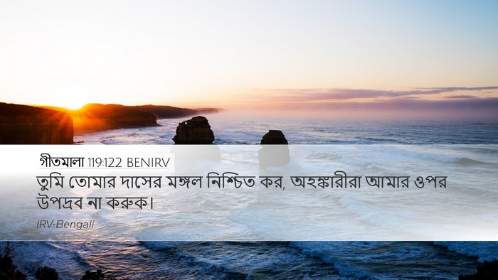 গীতমালা 119:122 BENIRV Bible Verse Image