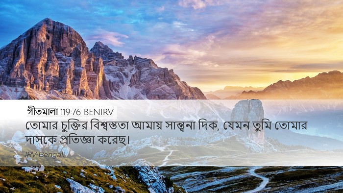 গীতমালা 119:76 BENIRV Bible Verse Image