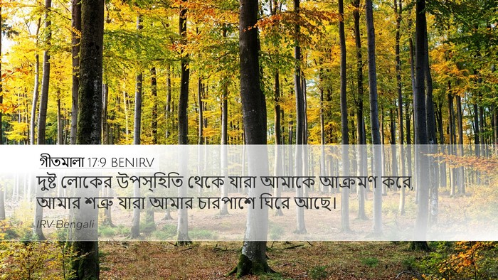 গীতমালা 17:9 BENIRV Bible Verse Image